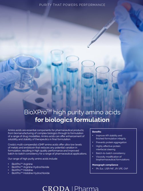 Biologics POS Amino Cover